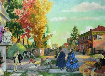  Boris Malerei - Herbstfeste 1922 Boris Michailowitsch Kustodiew